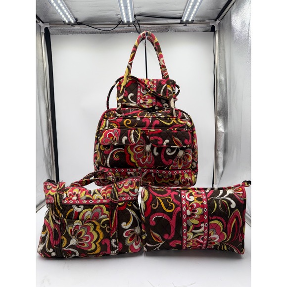 Vera Bradley Handbags - Vera Bradley Set of Four Puccini Retired Pattern